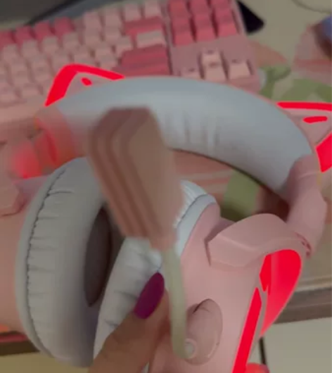 新品 妖舞猫耳耳机4代头戴式蓝牙高颜值可爱...