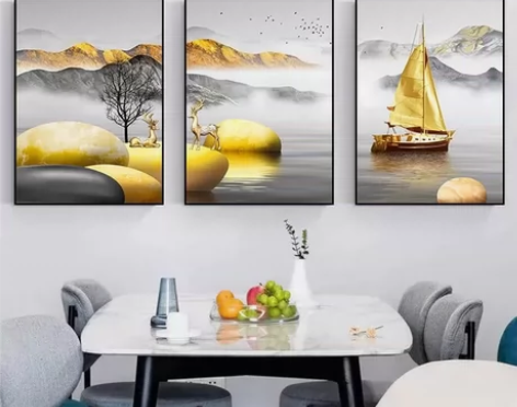 欧式挂画，全新装饰画，25*35cm三副，...