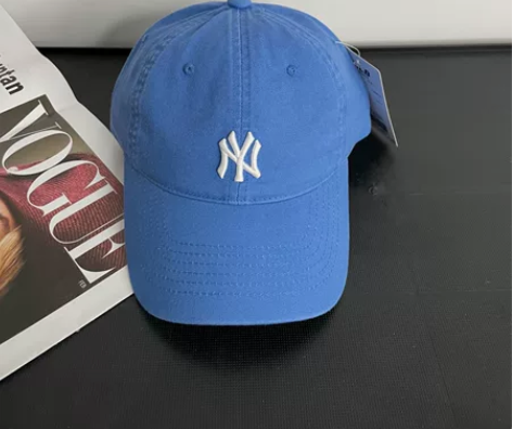 MLB棒球帽洋基队蓝色白标NY 支持扫码验...