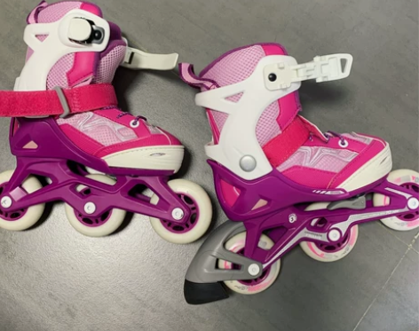 迪卡侬儿童轮滑鞋 滑轮鞋  旱冰鞋26-2...