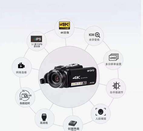 超清欧达4k摄像机HDR-AC7，自定义9...