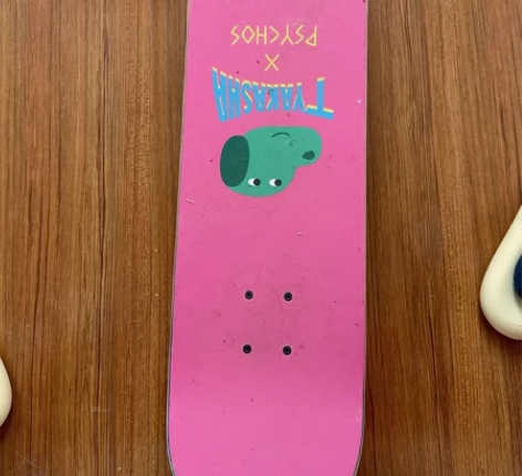 沸点滑板原装轮 另刷街轮40?明显使用痕迹...