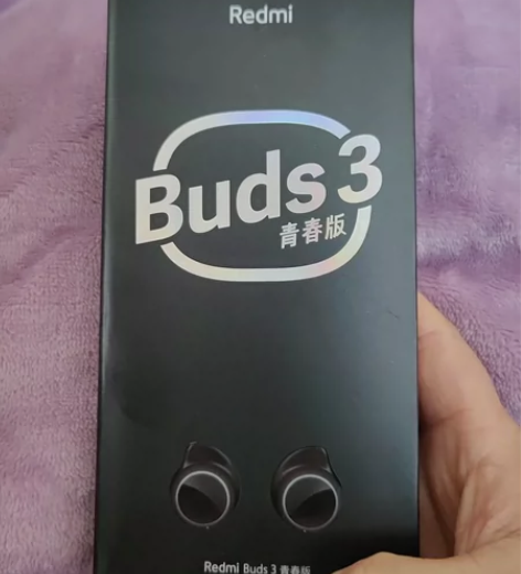 闲置耳机redmi Buds 3，黑色全新...