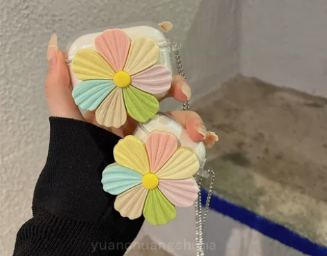 日系彩色花瓣 2se蓝牙保护套耳机壳