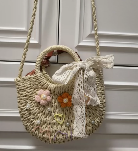 全新手提草编包，有内胆，精致漂亮，可手提 ...