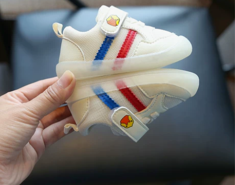 宝宝学步鞋鞋子女小童透气鞋子0一1-2-3...