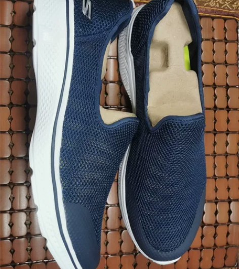 捡漏斯凯家夏季一脚蹬厚底网面透气男鞋541...