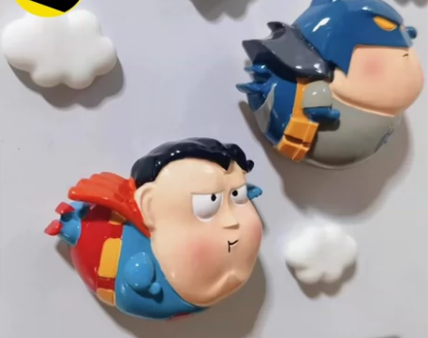 可爱Q版超人蝙蝠侠冰箱贴磁贴DC漫画卡通3...