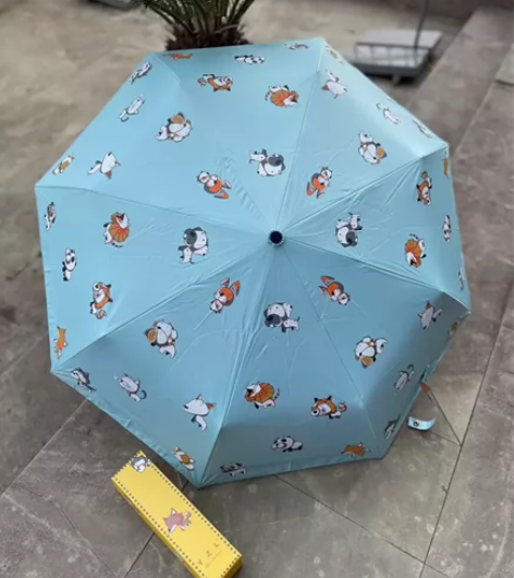 【全新！】香港专柜正品晴雨两用非全自动三折...