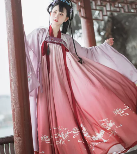 【御篇原创留香】原创汉服女绣花大袖衫日常传...