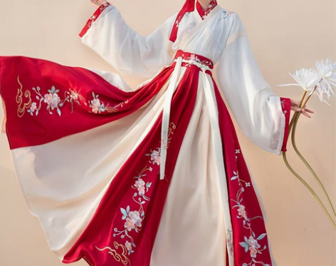 晋制交领汉服女夏季仙气中国风古装原创正品齐...