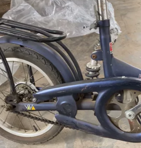 捷马折叠自行车，闲置好久了 孩子不起了，手...