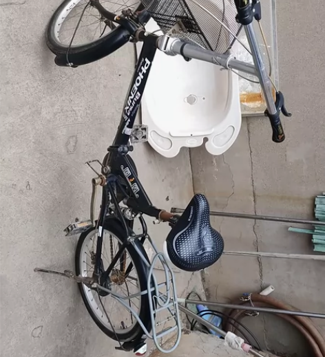 凤凰牌折叠自行车，八成新，孩子上学骑的，闲...