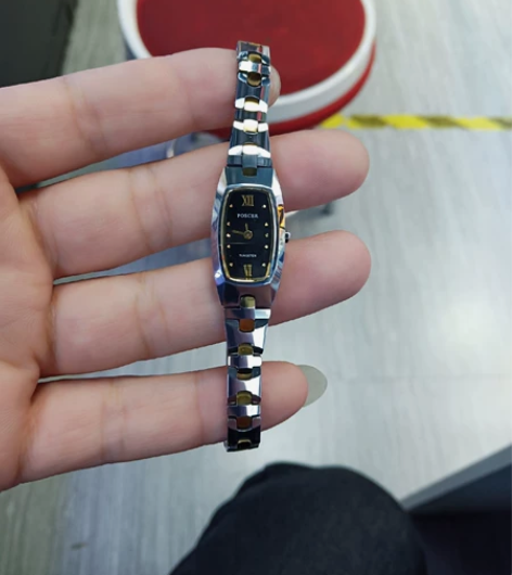 宝时捷L一8165，钨钢女士腕表，走时精准...