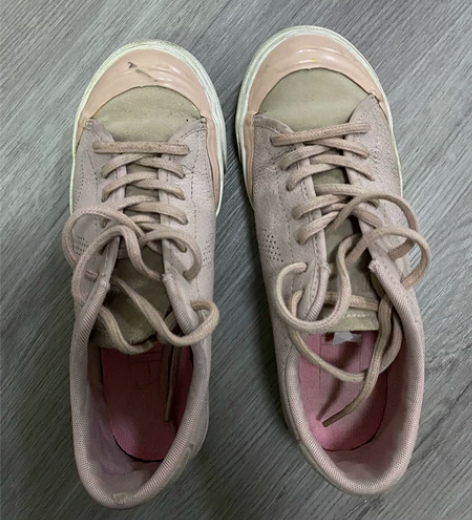 nike脏粉色网球鞋 板鞋 休闲鞋 38 ...