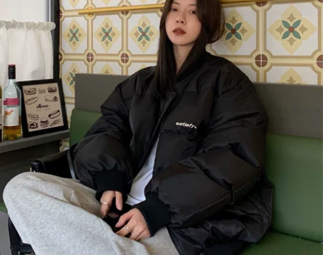 ?杏色棒球面包服棉服 衣服太多了，决定出手...