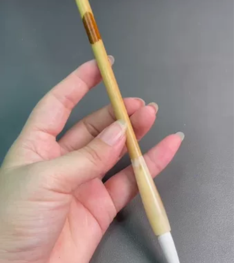 福建红湘妃竹细嫩光锋纯羊毫大楷,笔头选用优...