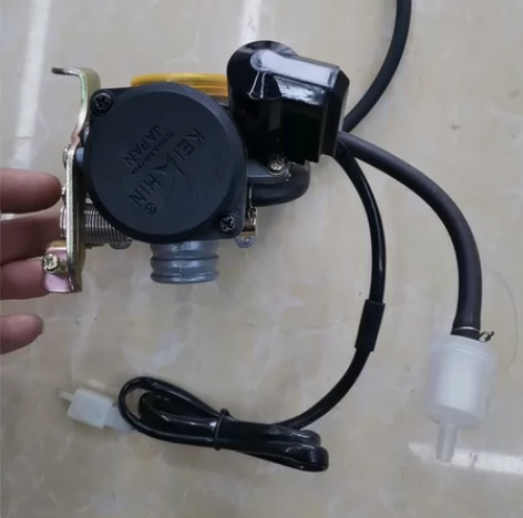 适用于宗申比亚乔化油器踏板车配件淑女100...