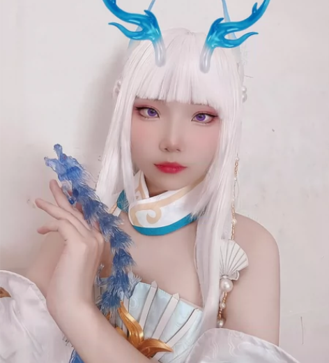 出王者荣耀西施游龙清影cos服 s-m可以...