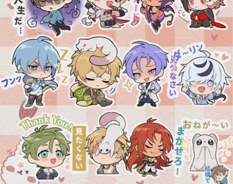 狂欢奥利文 新世界动漫贴纸周边八云伊得布儡