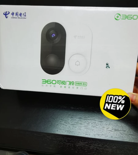 360可视门铃 D809-D1 单位发的，...