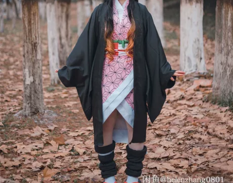 鬼灭之刃 灶门祢豆子cos服 均码 除鞋竹...