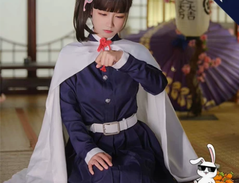 【出】鬼灭之刃栗花落香奈乎cos服+伪伪酱...