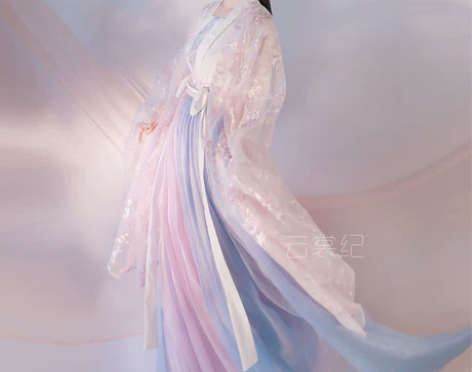 东月棠原创汉服齐腰齐胸裙大袖衫宋制超仙气春...