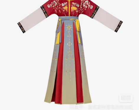 沽倾阁 瑶笙 原创正品半臂坦领三件套汉服M...