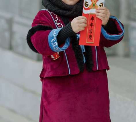 桐花坞·贺新年宝宝汉服拜年服100码、11...