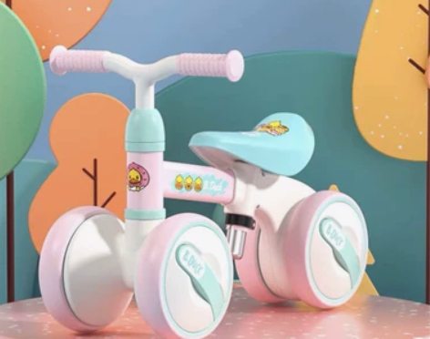 乐的小黄鸭儿童平衡车无脚踏1—3岁男女孩四...