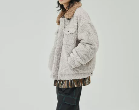 EPIC POETRY 重磅夹棉羊羔卷绒立...