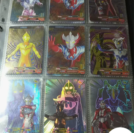 奥特曼卡卡册 6张sp,3张xr 若干稀有...