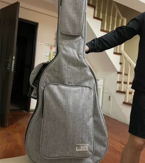 吉他包 浅灰色 全新 可放39寸木吉他或一...
