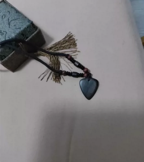 十二雄蕊破布木拨片项链 附带一个盒子。 感...