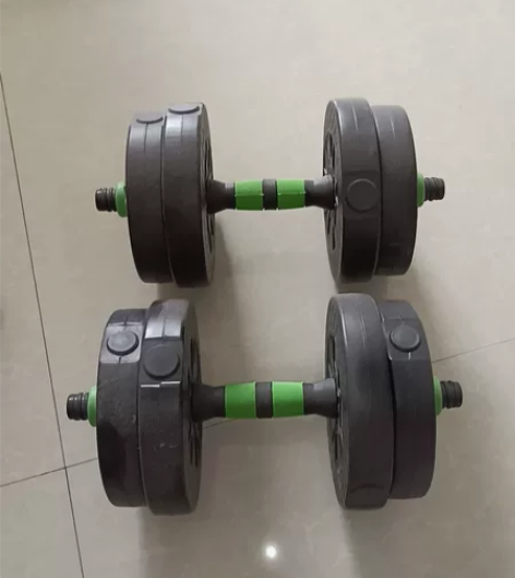 品健 电镀哑铃可拆卸一对男士家用健身哑铃连...