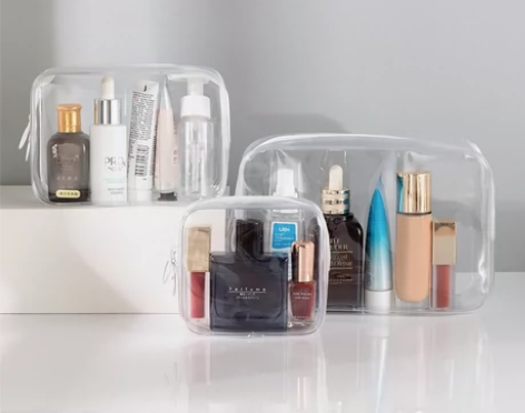pvc透明防水化妆包便携旅行洗漱包现货批发...