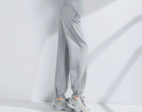 猫人孕妇裤春秋款外穿大码休闲运动裤托腹束脚...