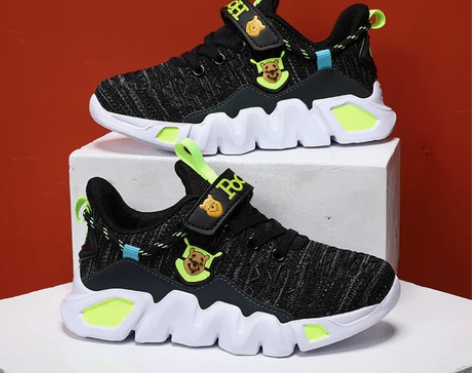 迪士尼童鞋男童鞋子春秋新款网面透气男孩中大...