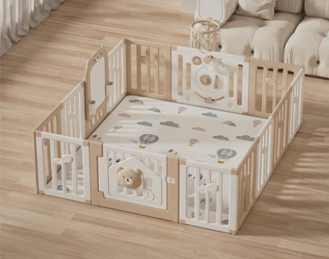 ?迈奇宝宝游戏围栏婴儿防护栏地上爬行垫儿童...