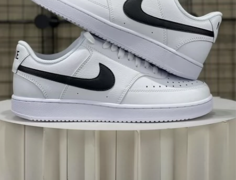 Court Vision Low 白黑 受...