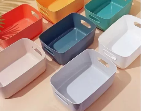 收纳筐桌面收纳盒家用化妆品置物架卫生间厨房...