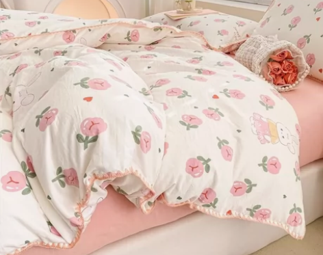 特价处理 全新双层纱A类水洗棉麻四件套全新...