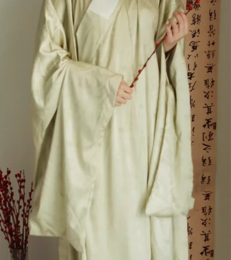 明制道袍。纯手工制作。服装设计生结课作业，...