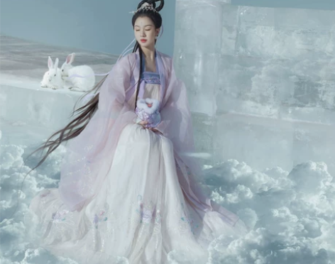 华姿仪赏朝仪原创设计汉服花朝节春夏装女唐制...