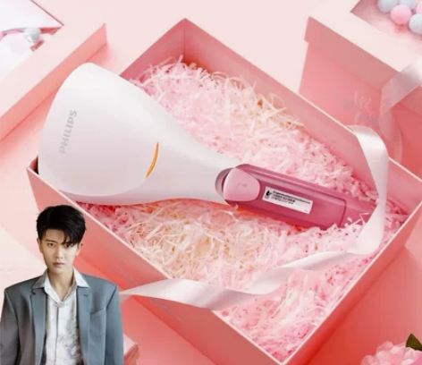 飞利浦手持挂烫机GC299 蒸汽熨斗家用手...