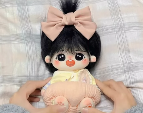 出 蛋黑jiang 无骨 20cm棉花娃娃...