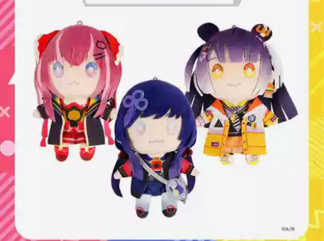 日本彩虹社NIJISANJI1st毛绒玩