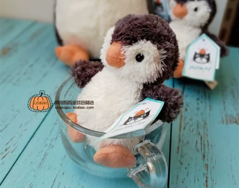 英国Jellycat 花生企鹅柔软毛绒玩具...