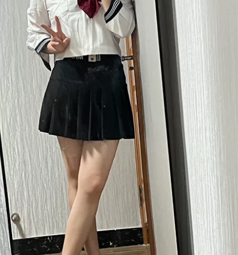 全新高腰百褶裙半身裙 S码  腰围约66c...